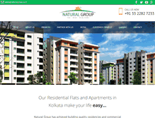 Tablet Screenshot of naturalgroup.co.in